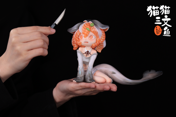 サーモンの妖精 猫猫三文魚 フィギュア 猫のサーモン|Salmon Fairies-Caramel - WeArtdoing - BOOTH