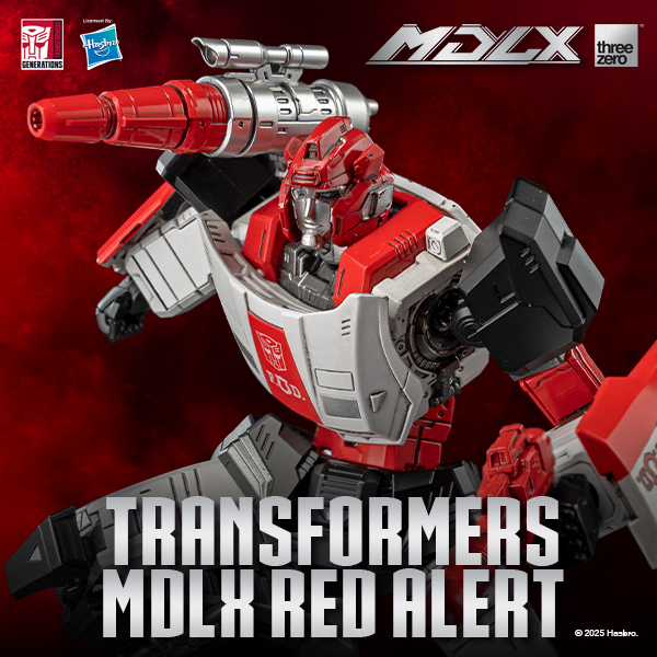 Nobletime threezero x 《變形金剛》：MDLX 紅色警報｜高可動合金模型（高15釐米）