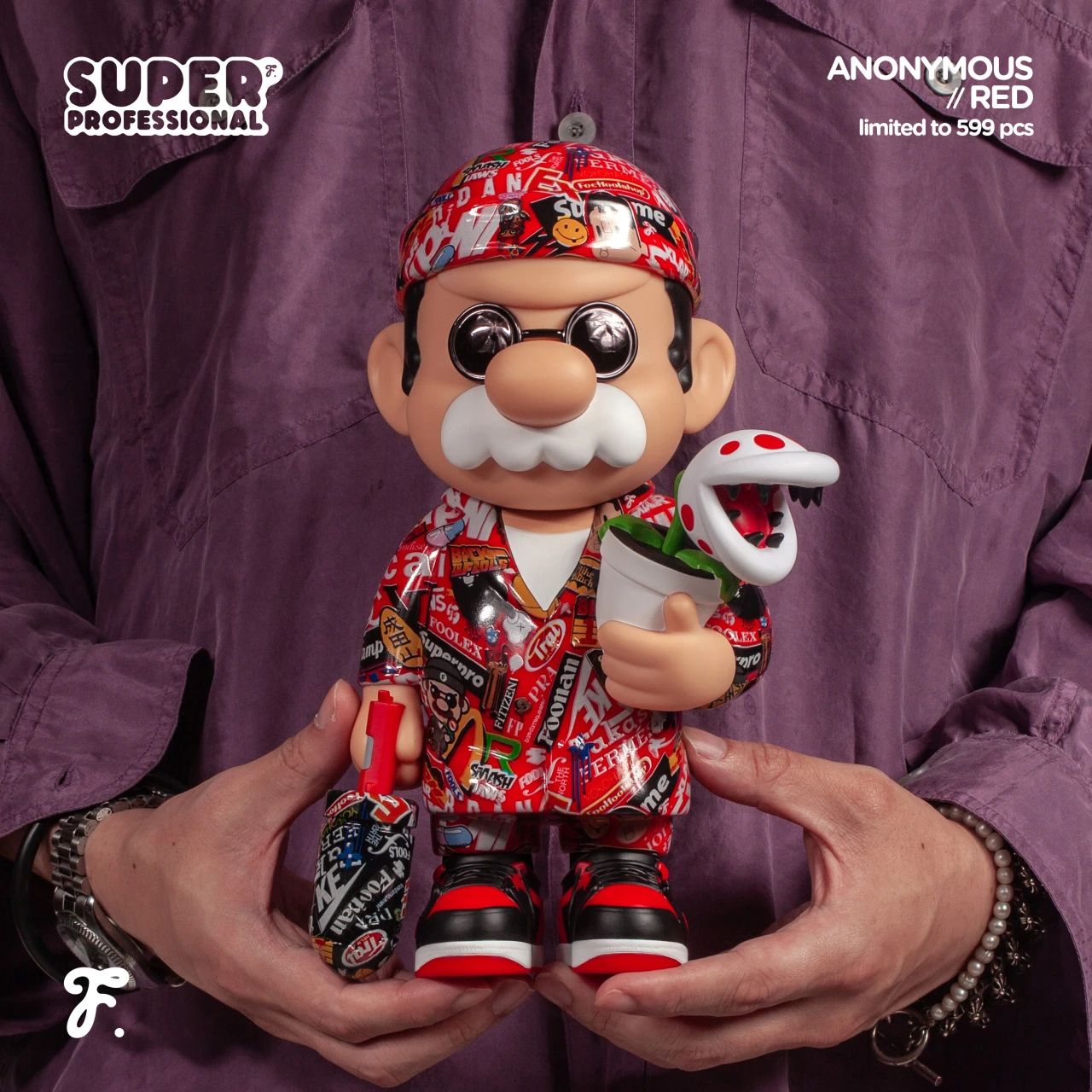Nobletime 愚者樂園：SUP. PRO ESNTL. // 限定紅殺手｜搪膠模型（高26釐米）