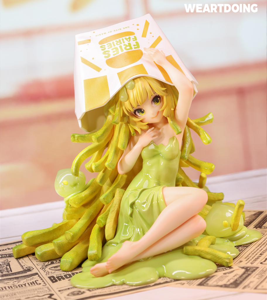 Nobletime WeArtDoing：沉睡魔咒 // 薯條少女-芥末海苔（高11.8釐米）