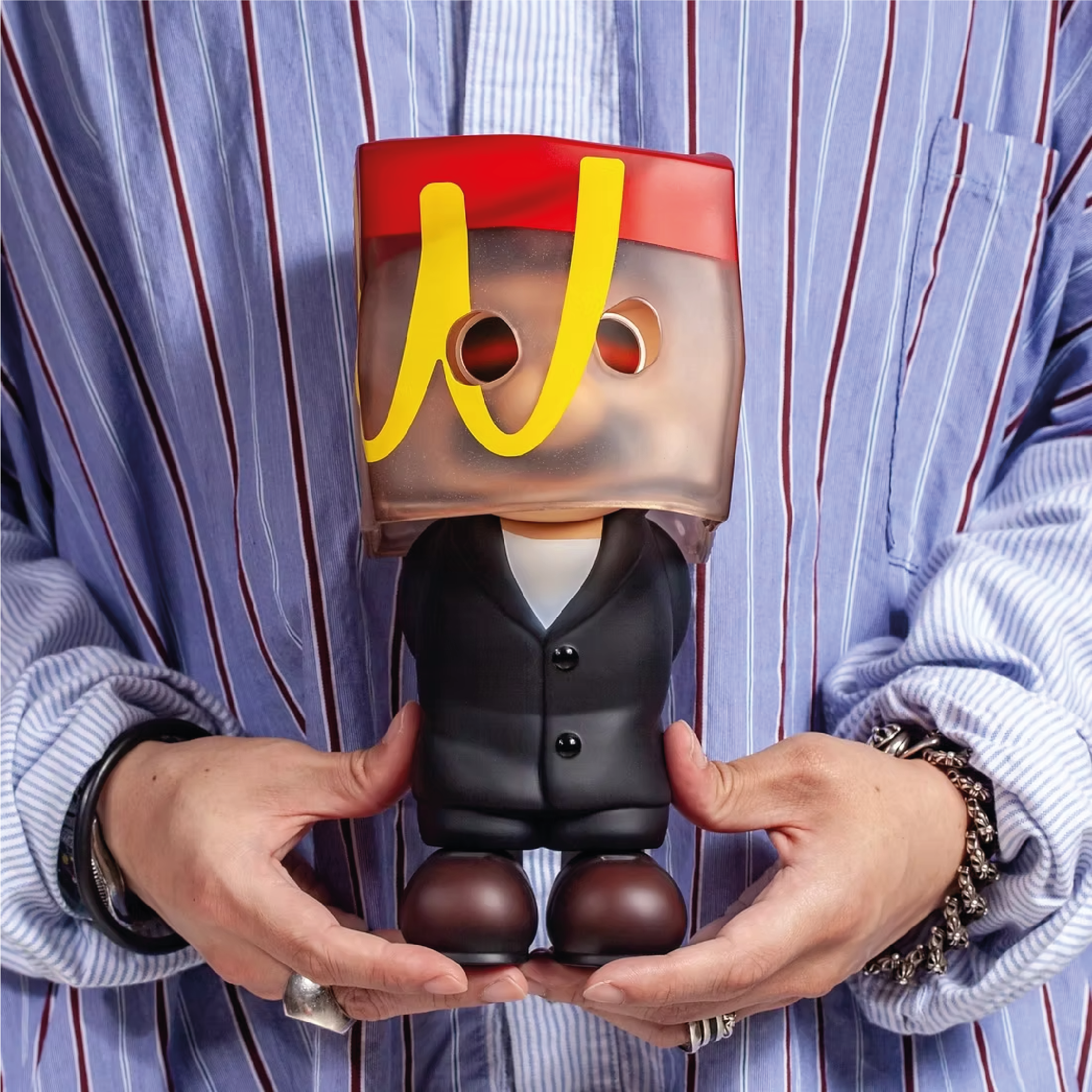 Nobletime 愚者樂園：紙袋殺手 // 專業劫持-薯條快餐｜搪膠模型（高26釐米）