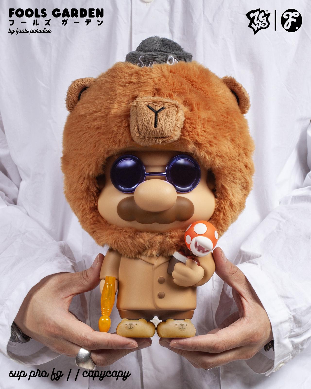 Nobletime 愚者樂園：SUP. PRO. FG // 卡皮巴拉小殺手｜搪膠模型（高26釐米）