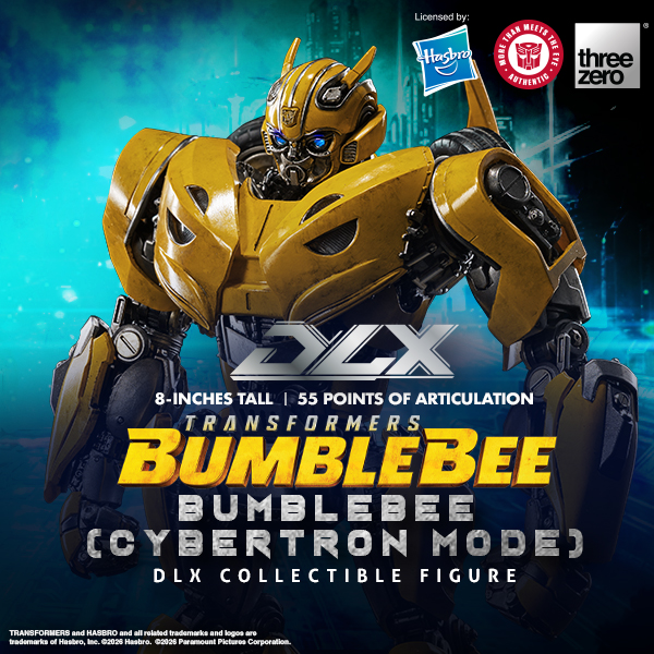 Nobletime threezero X 《變形金剛：大黃蜂》：DLX 大黃蜂（斯比頓模式）｜高可動合金模型（高20釐米）