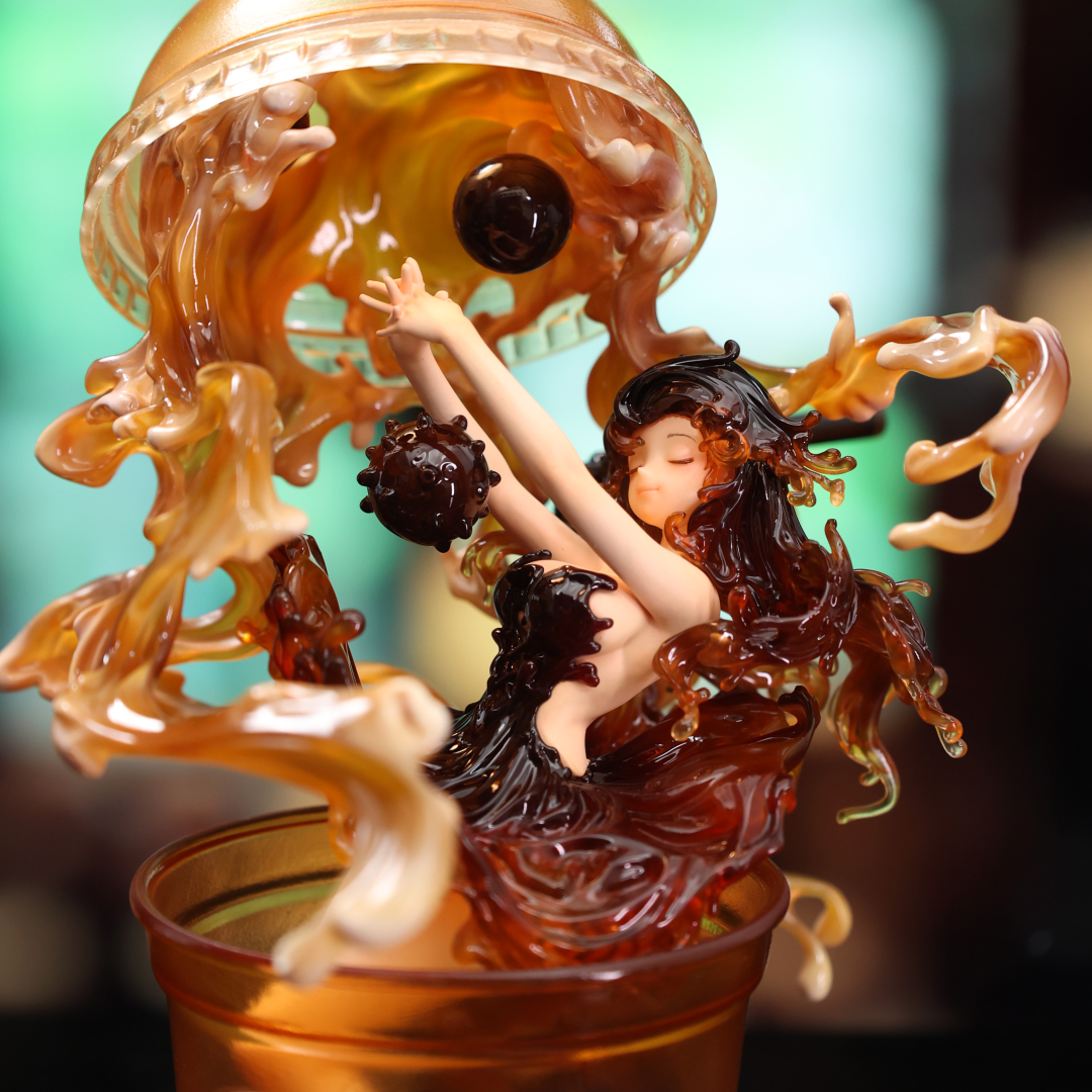 Nobletime WeArtDoing：沉睡魔咒 // 奶茶少女-黑糖珍珠（高25.1釐米）