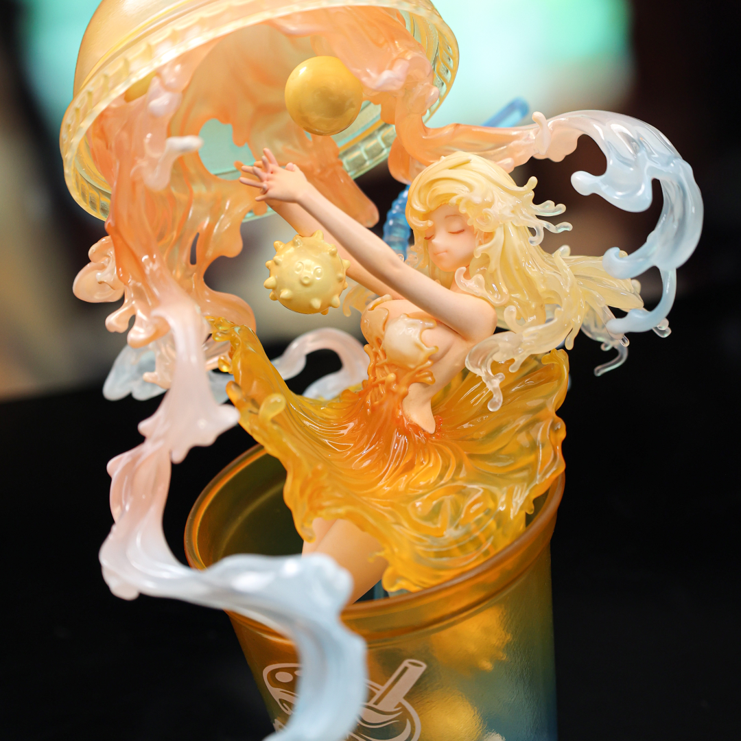 Nobletime WeArtDoing：沉睡魔咒 // 奶茶少女-海鹽檸檬（高25.1釐米）